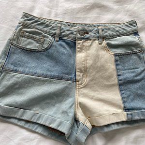 Pacsun Patchwork Mom Shorts - Size 28